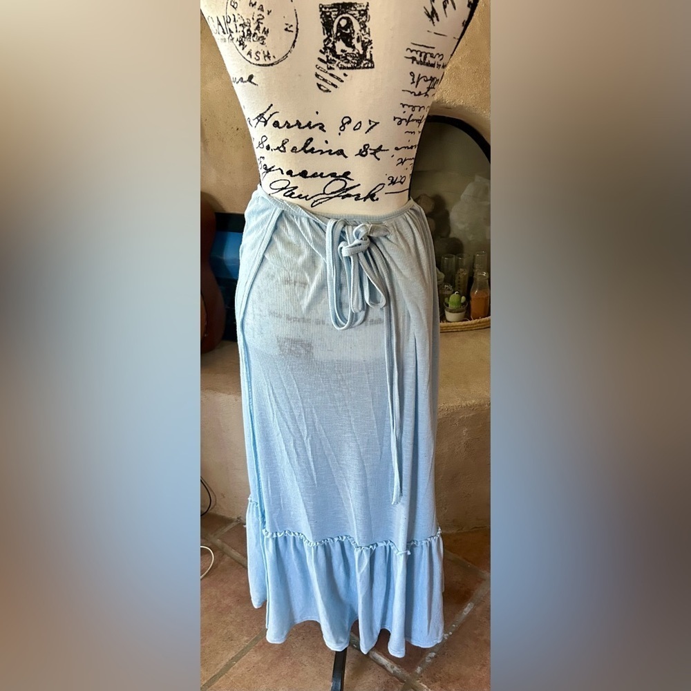 Free People Beach Convertible Wrap Maxi Skirt EUC - Picture 5 of 7